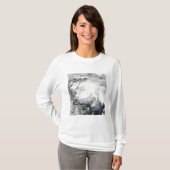 T-shirt Tempête tropicale Ida dans la mer des Caraïbes (Devant entier)