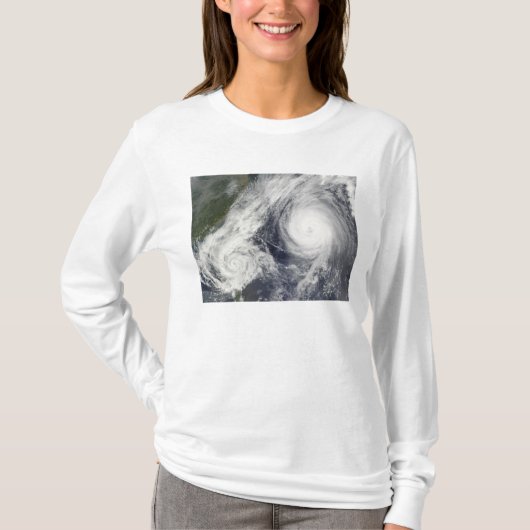 T-shirt Tempête tropicale Parme et Super Typhoon Melor (Devant)