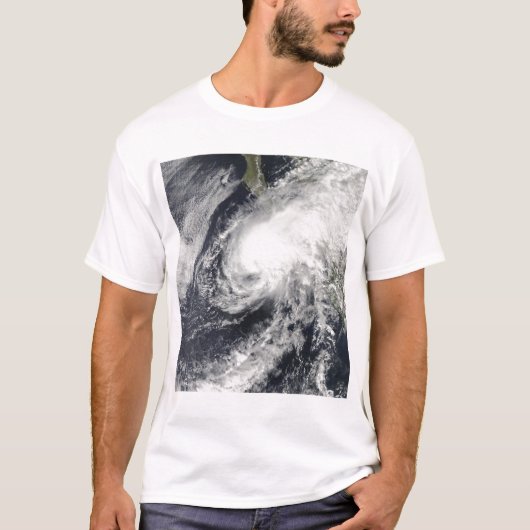 T-shirt Tempête tropicale Rick approchant le Mexique (Devant)