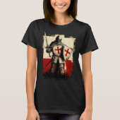 T-shirt Templar Cross Templar Knights Christians (Devant)
