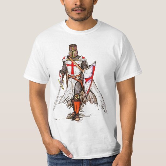 T-shirt templar de chevalier (Devant)
