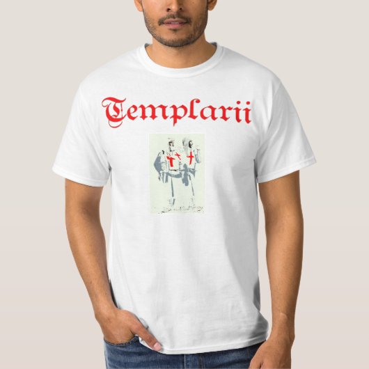 T-shirt Templarii de frères (Devant)