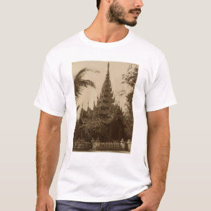 T-shirt Temple à Mandalay, Birmanie, fin du 19ème siècl