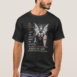 T-shirt Temple Chevalier Je Suis Un Enfant De Dieu Un Guer