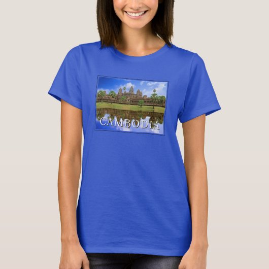 T-shirt Temple d'Angkor Vat | Kampuchea, Cambodge (Devant)