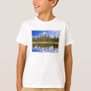 T-shirt Temple d'Angkor Wat Kampuchea, Cambodge