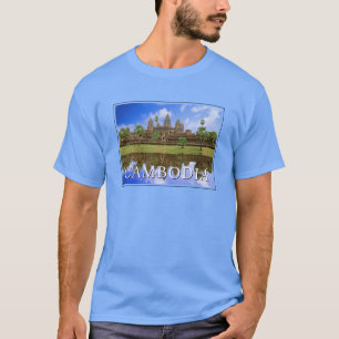 T-shirt Temple d'Angkor Wat Kampuchea, Cambodge