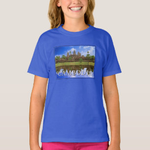 T-shirt Temple d'Angkor Wat Kampuchea, Cambodge