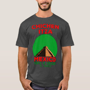 T-shirt Temple de Kukulcn El Castillo Chichen Itza Mexique