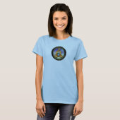 T-shirt Temple de la LadiesT-Chemise de déesse (Devant entier)