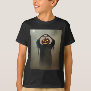T-shirt Temple d'horreur Éffrayant Jack Olantern Coeur mai