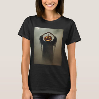 T-shirt Temple d'horreur Éffrayant Jack Olantern Coeur mai