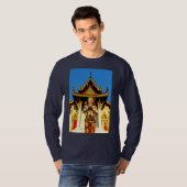 T-shirt Temple Et Bouddha Thaïlandais 1102 (Devant entier)