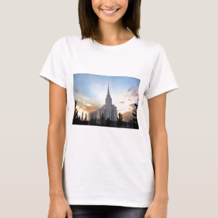 T-shirt Temple LDS mormon Oquirh Mountain Utah