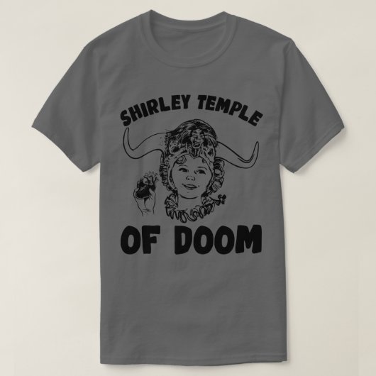 T-shirt Temple Shirley de Doom 1 (Design devant)