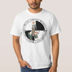 T-shirt Templer chevaliers de drapeau