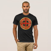 T-shirt Templer croix SIGILLVM MILITVM XPISTI tee-shirt (Devant entier)