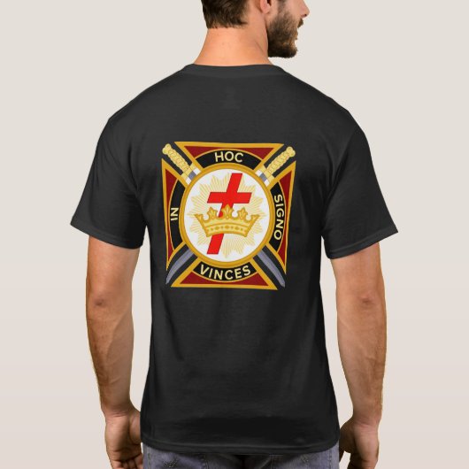 T-shirt Templier des Chevaliers (Dos)