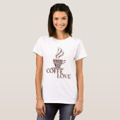 T-SHIRT TEMPS D'AMOUR CAFFE (Devant entier)