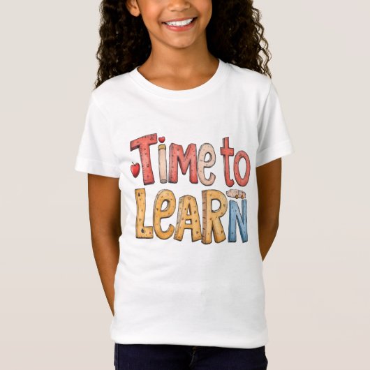 T-Shirt Temps d'apprentissage (Devant)