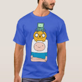 T-shirt Temps d'aventure | BMO, Jake & Finn (Devant)