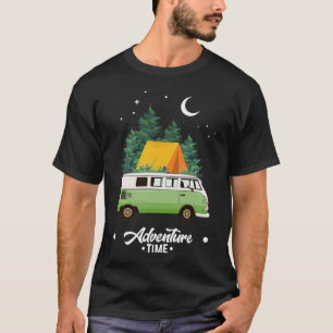 T-shirt Temps d'aventure Camping en Forêt