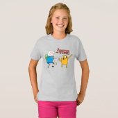 T-shirt Temps d'aventure | Finn & Jake Fist Bump (Devant entier)