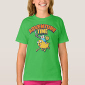 T-shirt Temps d'aventure | Finn Riding Jake (Devant)