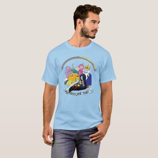 T-shirt Temps d'aventure | Graphique de groupe BMO (Devant entier)