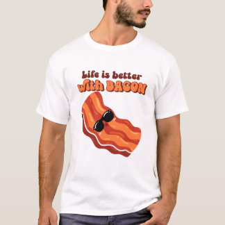 T-shirt Temps de cuisson : La vie est meilleure avec le ba