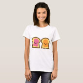 T-shirt Temps de gelée de beurre d'arachide ! (Devant entier)