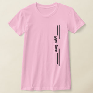T-shirt Temps de gym – Entraînement minimal de fitness pou
