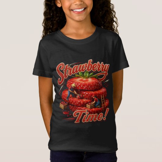 T-Shirt Temps de la fraise ! (Devant)