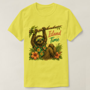 T-shirt Temps de l'île 🌴 Vacances parfaites à la plage