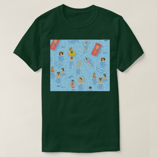 T-shirt Temps de natation (Design devant)