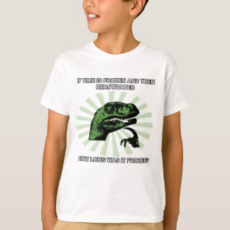 T-shirt Temps de Philosoraptor