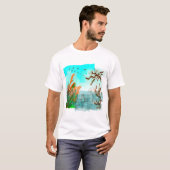 T-shirt Temps De Plaisir Avec Grand-Mère Vue Extérieure Co (Devant entier)