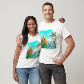 T-shirt Temps De Plaisir Avec Grand-Mère Vue Extérieure Co (Unisexe)
