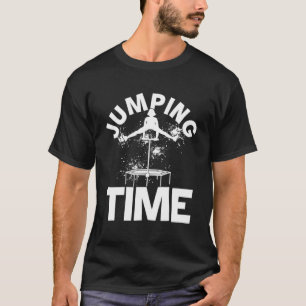 T-shirt Temps de saut Formation Trampoline Ventilateur Sau