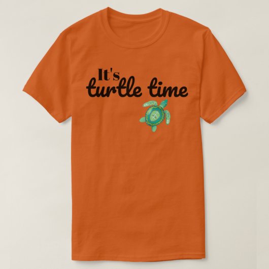 T-shirt Temps de tortue (Design devant)