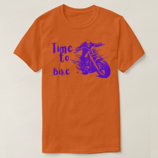 T-shirt Temps de vélo (Design devant)