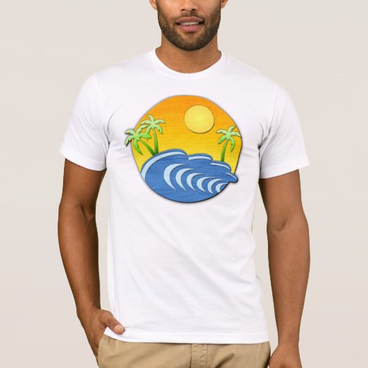 T-shirt Temps d'île (Devant)