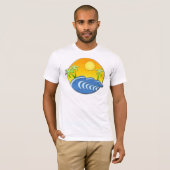 T-shirt Temps d'île (Devant entier)