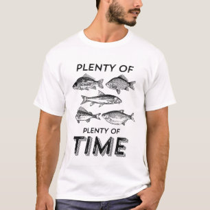 T-shirt Temps drôle d'abondance de poissons d'abondance d