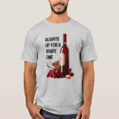 T-shirt Temps du vin rouge (Devant)