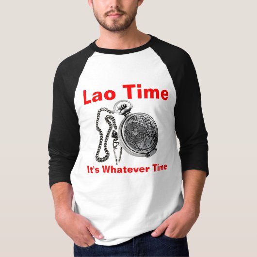 T-shirt Temps laotien : Le Laotien 2 de Mong (Devant)