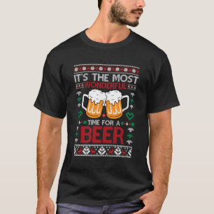 T-shirt Temps Merveilleux Pour Une Bière Vilaine