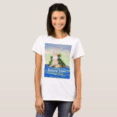 T-shirt temps océanique, (modifiable) (Devant entier)