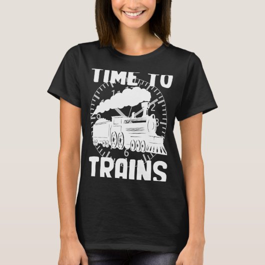 T-shirt Temps Pour Les Trains (Devant)