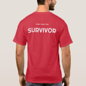 T-shirt Temps. Preuve. Preuves.  (Dos)